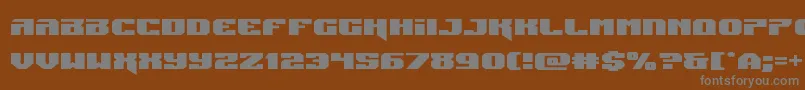 Шрифт Jumpersexpand – серые шрифты на коричневом фоне