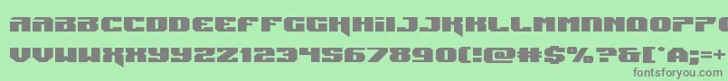 Jumpersexpand Font – Gray Fonts on Green Background