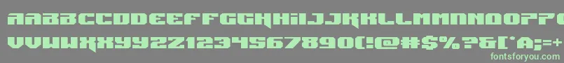 Шрифт Jumpersexpand – зелёные шрифты на сером фоне