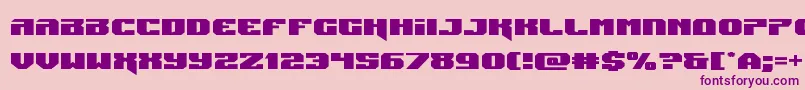 Jumpersexpand Font – Purple Fonts on Pink Background