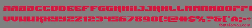 Jumpersexpand Font – Red Fonts on Gray Background