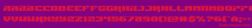 Jumpersexpand Font – Red Fonts on Purple Background