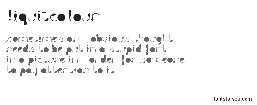 Обзор шрифта LiquitColour