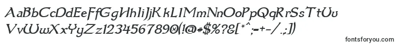 Dumbledor3Italic-fontti – Ilman serifejä olevat fontit