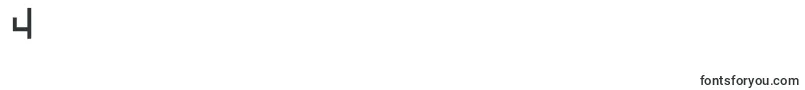ThapkieMg-Schriftart – Schriften für die Ziffer 4