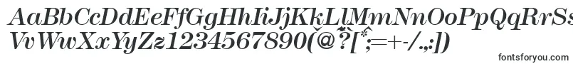 フォントModern438Regularitalic – ヤンデックスのフォント
