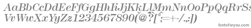 Fonte Modern438Regularitalic – fontes cinzentas