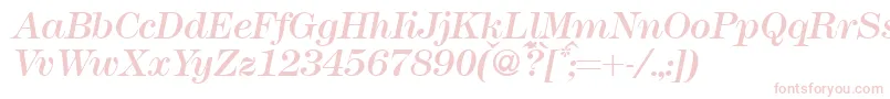 Modern438Regularitalic Font – Pink Fonts