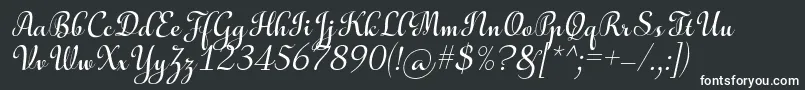 AulyarsItalic Font – White Fonts