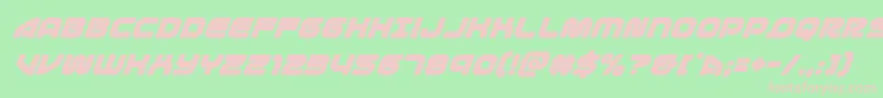 1stenterprisessuperital Font – Pink Fonts on Green Background