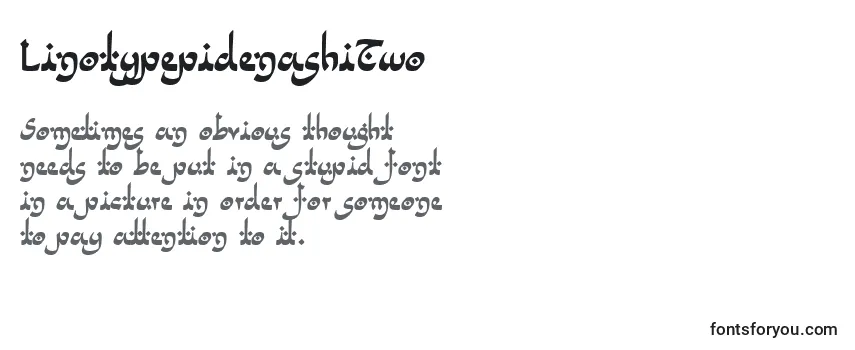 Schriftart LinotypepidenashiTwo