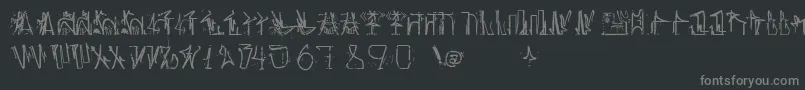 フォントAntroPofagiaPixaР°В¦o165 – 黒い背景に灰色の文字