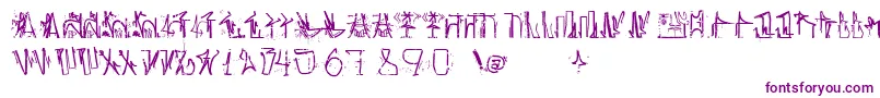 フォントAntroPofagiaPixaР°В¦o165 – 白い背景に紫のフォント