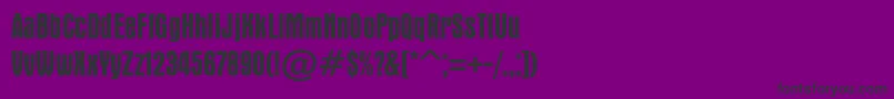 Apicalmediumc Font – Black Fonts on Purple Background