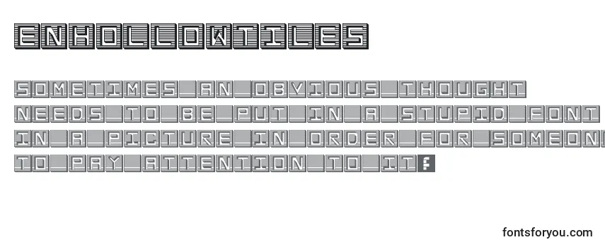 EnHollowTiles Font