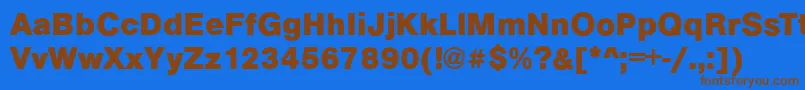 Подробнее о шрифте ArezzoBoldRegular Шрифт ArezzoBoldRegular – коричневые шрифты на синем фоне
