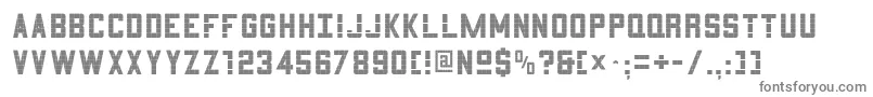 フォント3x5 – 白い背景に灰色の文字
