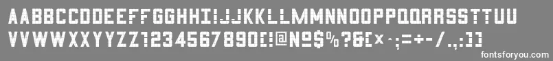 フォント3x5 – 灰色の背景に白い文字