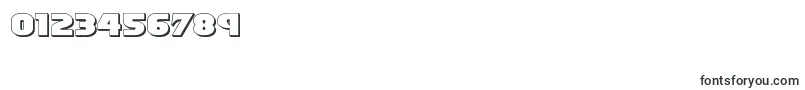 Ninjagarden3D-Schriftart – Schriften für Zahlen und Nummern