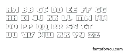 Шрифт Ninjagarden3D