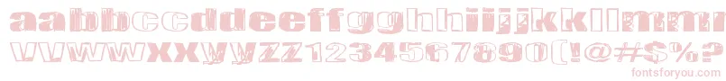 Tulihuuma Font – Pink Fonts on White Background