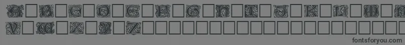 Jeffnichols Font – Black Fonts on Gray Background