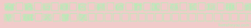Więcej informacji o czcionce Jeffnichols Czcionka Jeffnichols – zielone czcionki na różowym tle