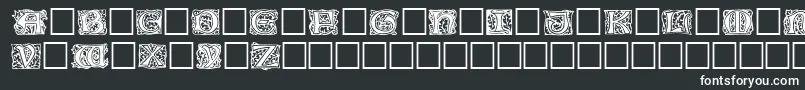 Jeffnichols-fontti – valkoiset fontit mustalla taustalla