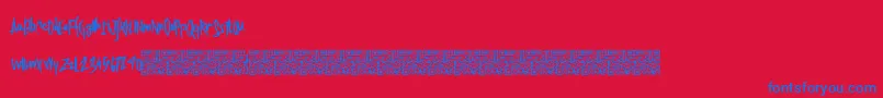 fuente Twentysingles – Fuentes Azules Sobre Fondo Rojo