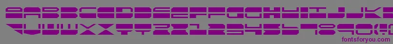 Qmark Font – Purple Fonts on Gray Background