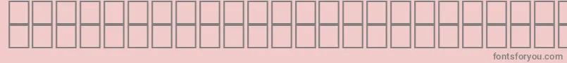 Mathsymbols2 Font – Gray Fonts on Pink Background