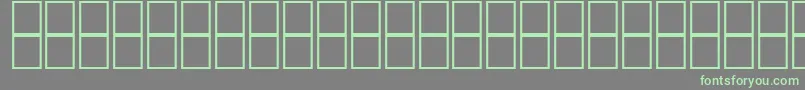 フォントMathsymbols2 – 灰色の背景に緑のフォント