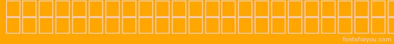 Czcionka Mathsymbols2 – różowe czcionki na pomarańczowym tle