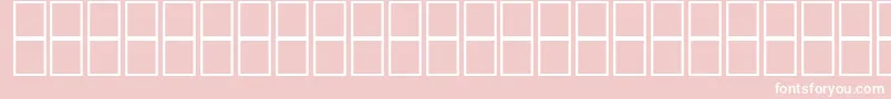 フォントMathsymbols2 – ピンクの背景に白い文字