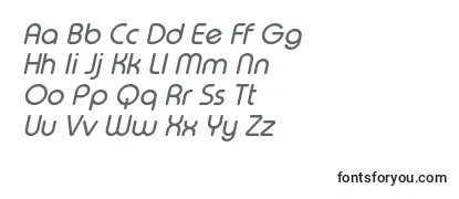 TypoRoundItalicDemo-fontti
