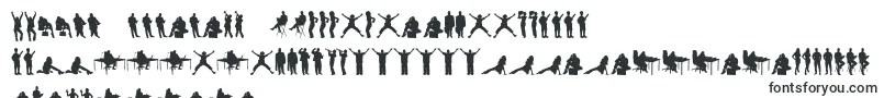 fuente HumanSilhouettesFreeTwo – Fuentes nyanja