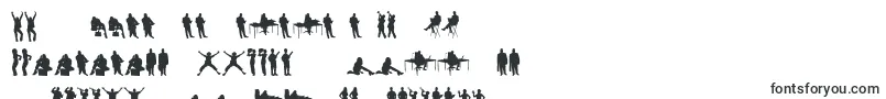 fuente HumanSilhouettesFreeTwo – Fuentes eslovacas