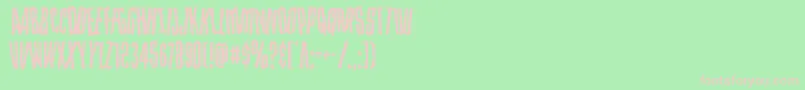 Strangerdangerdish Font – Pink Fonts on Green Background