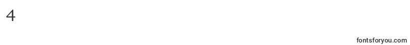HabibiRegular Font – Fonts for Digit 4
