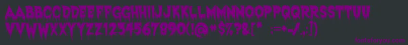 ExquisiteCorpse Font – Purple Fonts on Black Background