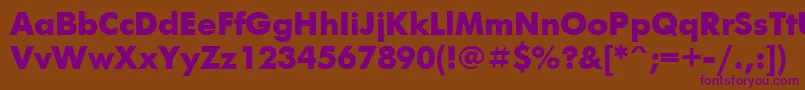 Ftx1 Font – Purple Fonts on Brown Background