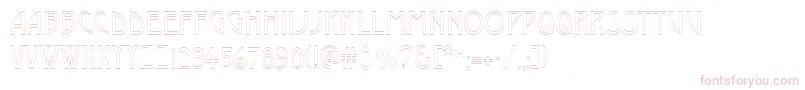 DustineRegular Font – Pink Fonts on White Background