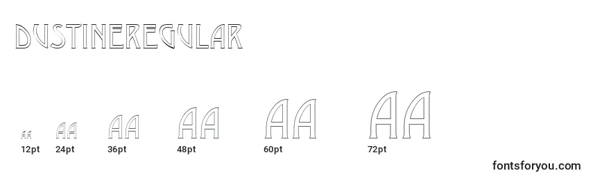 DustineRegular Font Sizes
