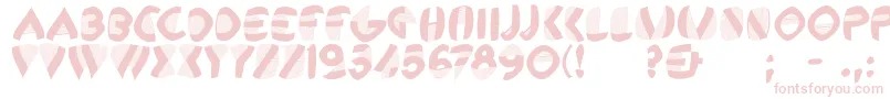 Remembercassandre Font – Pink Fonts on White Background