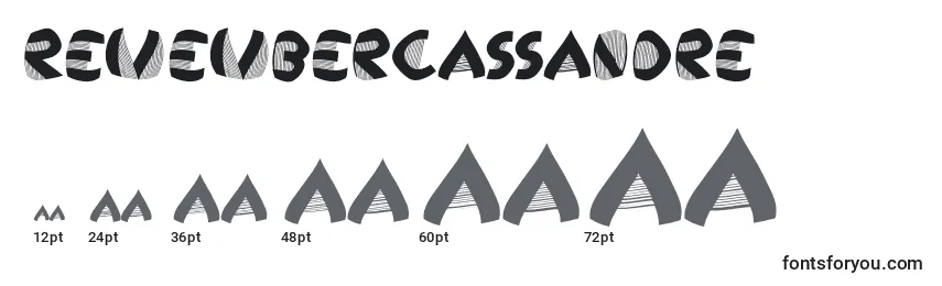 Remembercassandre Font Sizes