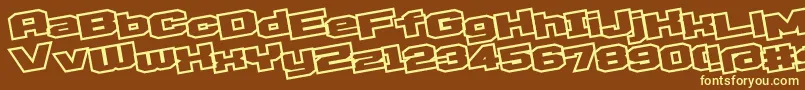 Más sobre la fuente D3egoistismOL fuente D3egoistismOL – Fuentes Amarillas Sobre Fondo Marrón