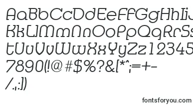 MexicoserialLightItalic font – popular Fonts