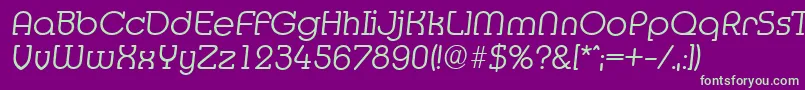 Más sobre la fuente MexicoserialLightItalic fuente MexicoserialLightItalic – Fuentes Verdes Sobre Fondo Morado