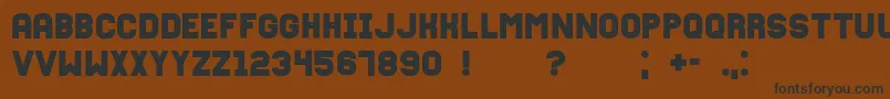 Fixationgrunged Font – Black Fonts on Brown Background