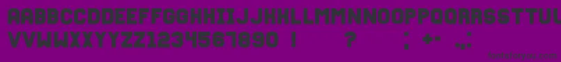 Fixationgrunged Font – Black Fonts on Purple Background
